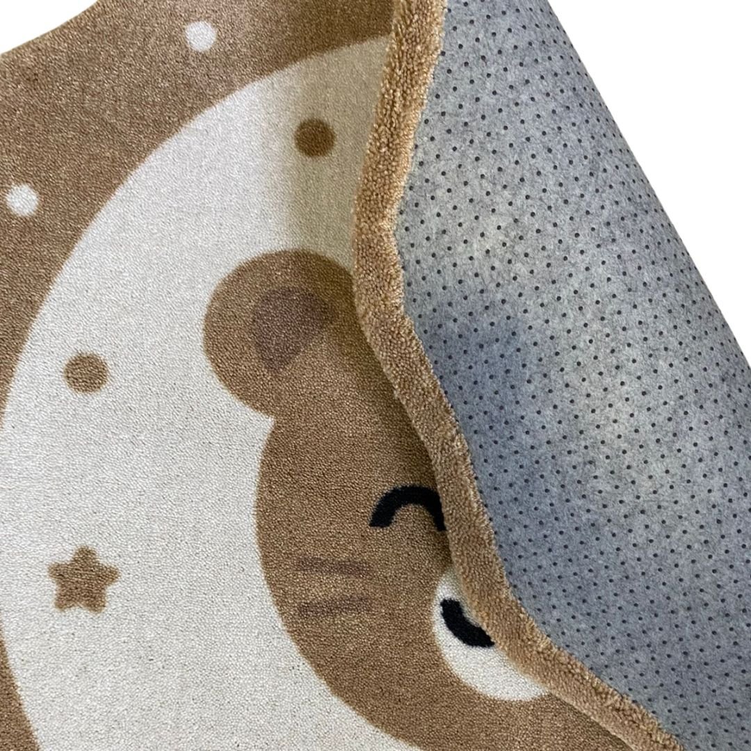 Detalhe do Tapete Infantil Org&acirc;nico Urso