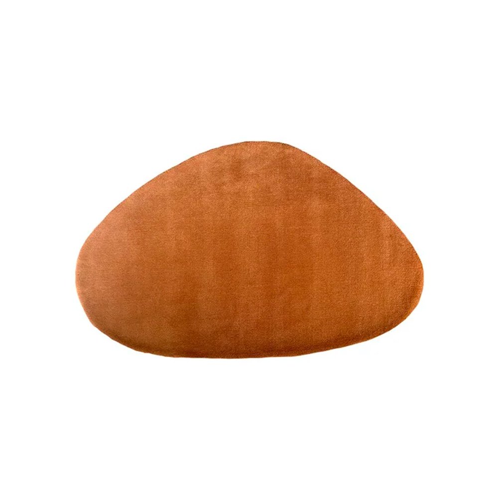 Tapete Sala Orgânico Modernist Laranja
